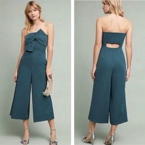 Anthropologie Hailee C Green Jumpsuit‎ Size 4